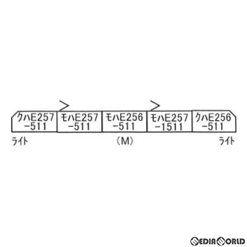 [RWM]A8993 E257系500番代 波動用 グレー NB-11編成 5両セット(動力付き) Nゲージ 鉄道模型 MICRO ACE(マイクロエース)