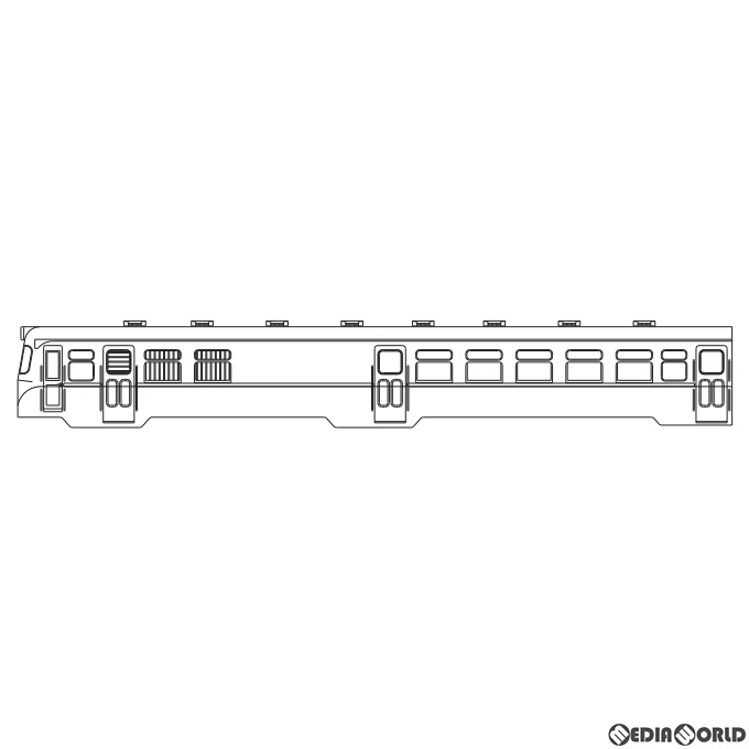 [RWM]9326 キハユニ15 5〜車体キット 真鍮製組み立てキット(動力無し) HOゲージ 鉄道模型 ENDO(エンドウ)