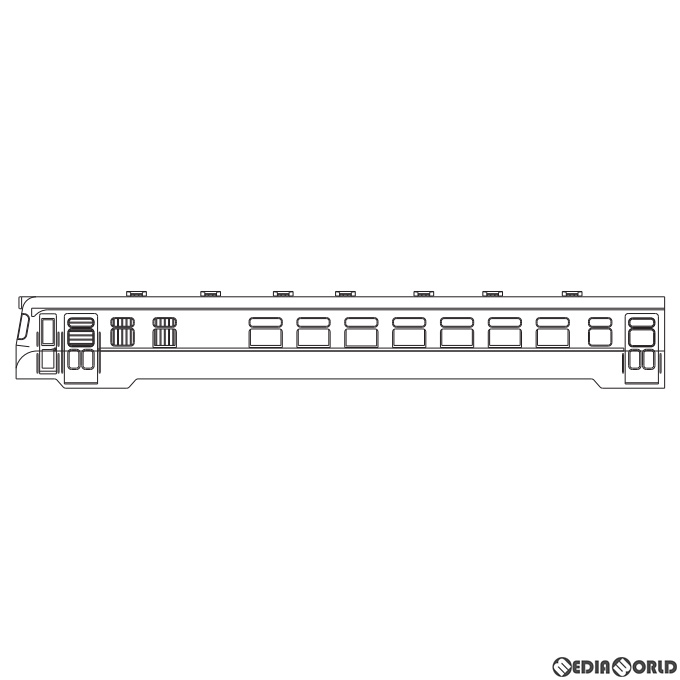 [RWM]9327 キハユニ16 車体キット 真鍮製組み立てキット(動力無し) HOゲージ 鉄道模型 ENDO(エンドウ)