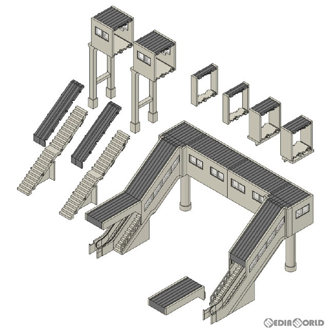 [RWM]4074 マルチ跨線橋セット Nゲージ 鉄道模型 TOMIX(トミックス)