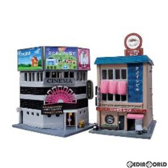 [RWM]317869 建物コレクション(建コレ) 169 ミニシアター・コーヒーショップ Nゲージ 鉄道模型 TOMYTEC(トミーテック)