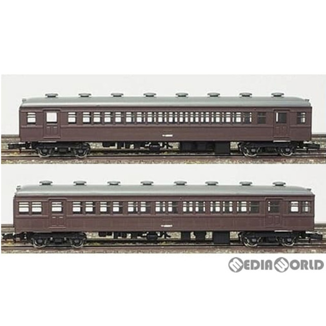 [RWM]13007 着色済み サハ45形+サハ48形 2両セット 茶色 「エコノミーキットシリーズ」 Nゲージ 鉄道模型 GREENMAX(グリーンマックス)