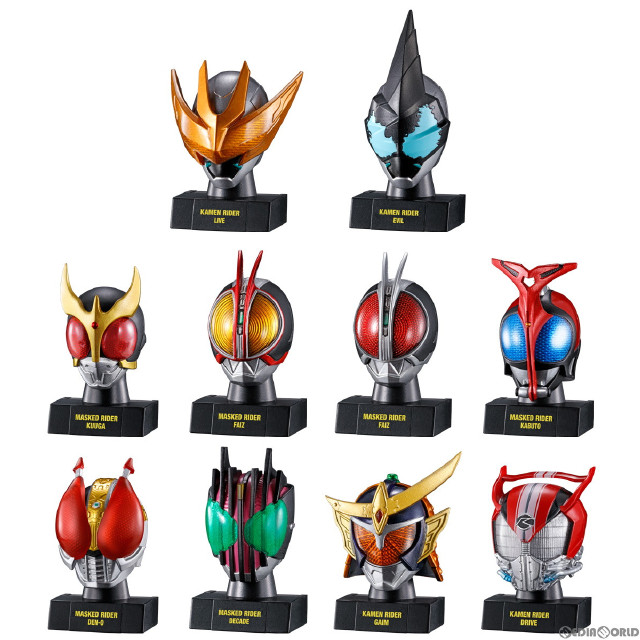 [FIG](BOX)(食玩)仮面ライダー マスクヒストリー2 フィギュア(10個) バンダイ