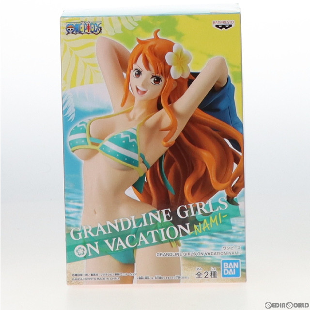 [FIG]ナミ A(水着グリーン) ワンピース GRANDLINE GIRLS ON VACATION-NAMI- ONE PIECE フィギュア プライズ(2562857) バンプレスト