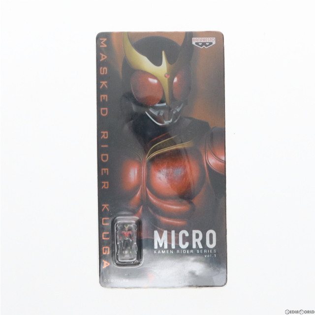 [FIG]仮面ライダークウガ マイティフォーム (箱・台紙付き) 「仮面ライダー」 MICRO 仮面ライダーシリーズvol.1 フィギュア プライズ(48993) バンプレスト