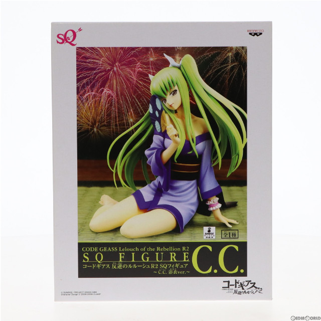 [FIG]C.C.(シーツー) SQフィギュア 〜C.C. 浴衣ver.〜 コードギアス 反逆のルルーシュR2 プライズ バンプレスト