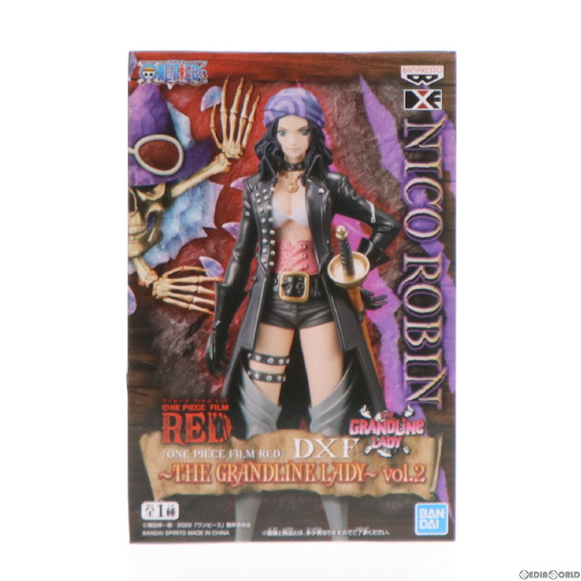 [FIG]ニコ・ロビン ワンピース FILM RED DXF〜THE GRANDLINE LADY〜vol.2 ONE PIECE フィギュア プライズ(2618324) バンプレスト