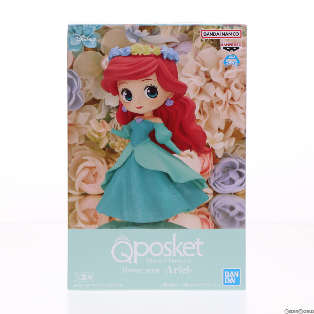 [FIG]アリエル B(衣装淡) 「リトル・マーメイド」 Q posket Disney Characters flower style -Ariel- フィギュア プライズ(2600119) バンプレスト