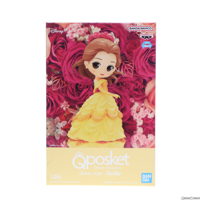 [FIG]ベル B(衣装淡) 「眠れる森の美女」 Q posket Disney Characters flower style -Belle- フィギュア プライズ(2600151) バンプレスト