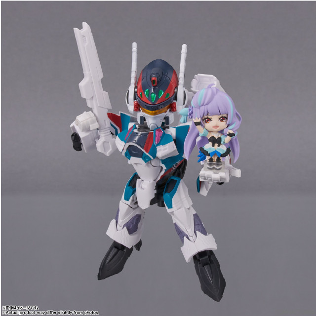 [FIG]TINY SESSION(タイニーセッション) VF-31S ジークフリード(アラド・メルダース機) with 美雲・ギンヌメール マクロスΔ(デルタ) 完成品 可動フィギュア バンダイスピリッツ