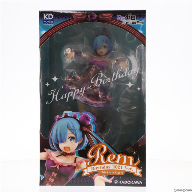 [FIG]レム 生誕祭2021 Ver. 「Re:ゼロから始める異世界生活」 KDcolle 1/7 塗装済み完成品 あみあみ&カドカワストア&エビテン&電撃屋限定 フィギュア KADOKAWA(カドカワ)