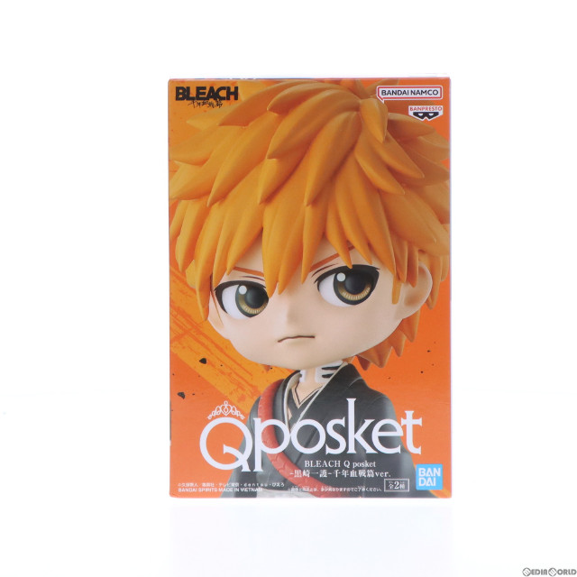 [FIG]黒崎一護 A(髪オレンジ) 「BLEACH-ブリーチ-」 Q posket-黒崎一護-千年血戦篇ver. フィギュア プライズ(2614140) バンプレスト