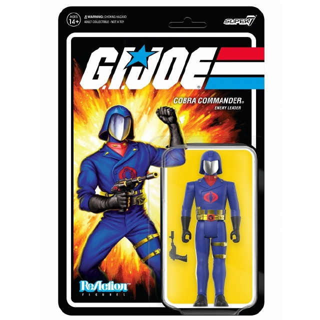 [FIG]コブラコマンダー トイカラーVer. 「G.I.ジョー」 リ・アクション WAVE3 アクション フィギュア SUPER7(スーパー7)/豆魚雷