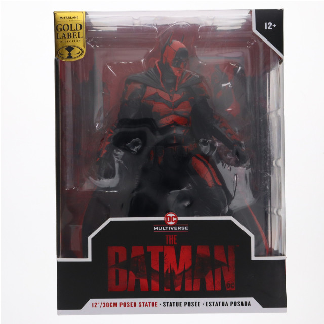 [FIG] DCマルチバース バットマン 映画『THE BATMAN-ザ・バットマン-』 12インチ・ポーズドスタチュー 完成品 フィギュア マクファーレントイズ/ホットトイズ