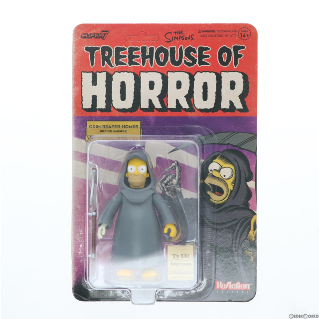 [FIG]シリーズ4 ハロウィーン・スペシャル リ・アクション ホーマー(グリム・リーパー) ザ・シンプソンズ 完成品 3.75インチ・アクションフィギュア スーパー7/ホットトイズ