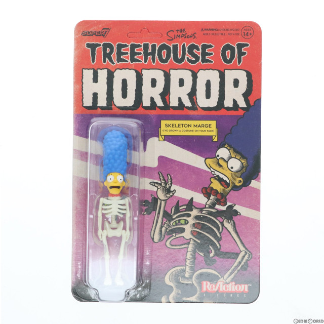 [FIG]シリーズ4 ハロウィーン・スペシャル リ・アクション マージ(スケルトン) ザ・シンプソンズ 完成品 3.75インチ・アクションフィギュア スーパー7/ホットトイズ