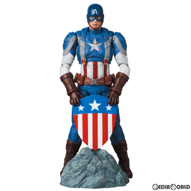 [FIG]マフェックス No.220 MAFEX CAPTAIN AMERICA(Classic Suit)(キャプテン・アメリカ クラシックスーツ) キャプテン・アメリカ/ウィンター・ソルジャー 完成品 可動フィギュア メディコム・トイ