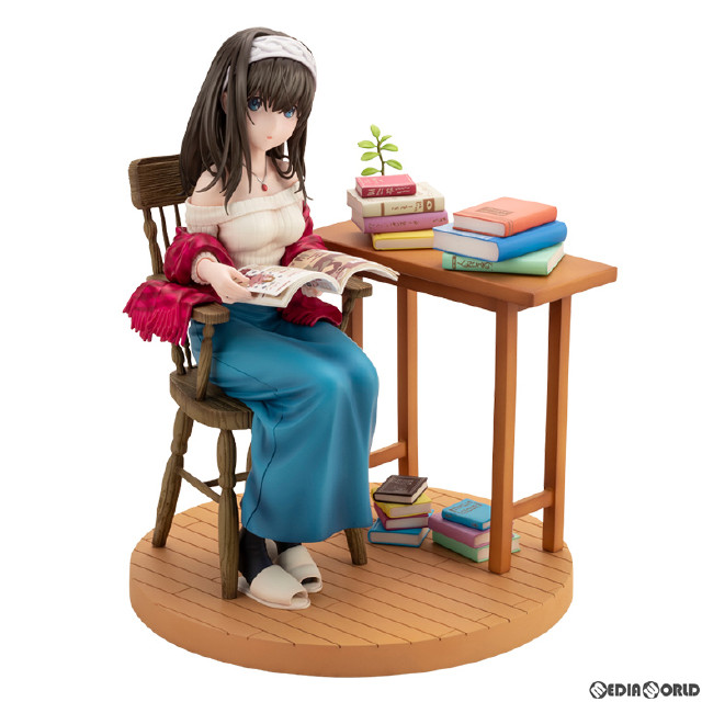 [FIG]鷺沢文香-off stage-(さぎさわふみか) アイドルマスター シンデレラガールズ 1/8 完成品 フィギュア(PV035) コトブキヤ