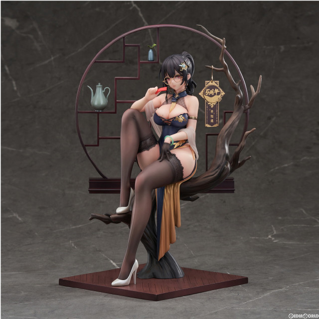 [FIG] ポストカード3枚付属 XIAMI(シャミ) 「幸」相逢 チャイナドレス 玄墨Ver. 1/7 完成品 フィギュア APEX(エーペックス)/東京フィギュア