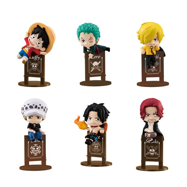 [FIG] (BOX)(再販)お茶友シリーズ ONE PIECE(ワンピース) 海賊たちの宴 フィギュア(8個) メガハウス