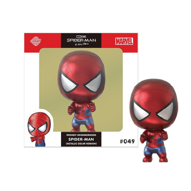[FIG]コスビ マーベル・コレクション #049 フレンドリー・ネイバーフッド・スパイダーマン(メタリック・カラー版)[映画『スパイダーマン:ノー・ウェイ・ホーム』] 完成品 フィギュア(CBX MVL#049) ホットトイズ