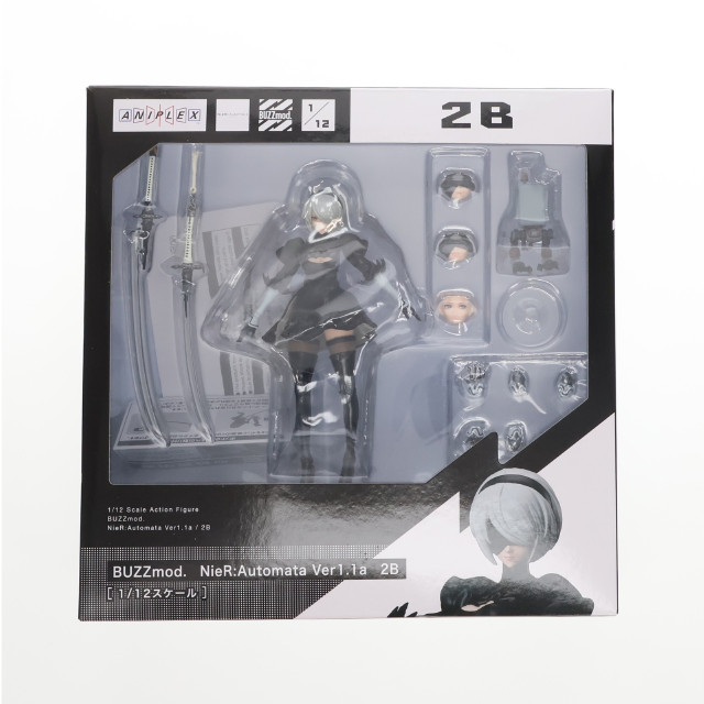 [FIG]アニプレックスオンライン限定特典付属 BUZZmod.(バズモッド) 2B NieR:Automata(ニーア オートマタ) Ver1.1a 1/12 完成品 可動フィギュア アニプレックス