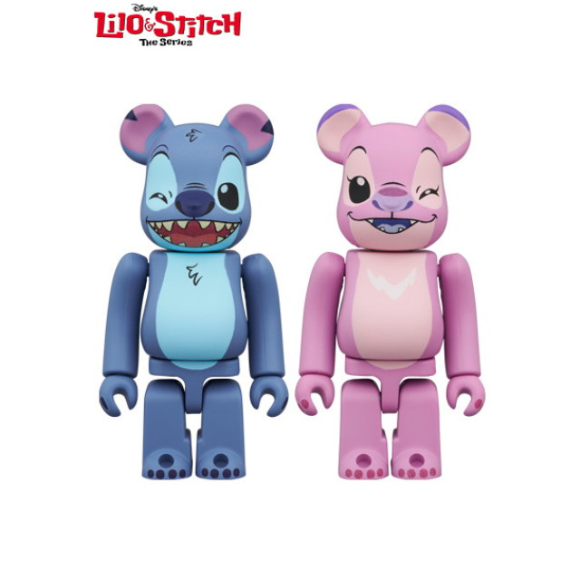 [FIG]BE@RBRICK(ベアブリック) STITCH & ANGEL(スティッチ&エンジェル) 2PCS SET Lilo & Stitch: The Series 完成品 可動フィギュア メディコム・トイ