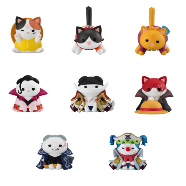 [FIG] (BOX)MEGA CAT PROJECT ニャンピースニャーン! ルフィと頂上戦争編 ONE PIECE(ワンピース) フィギュア(8個) メガハウス
