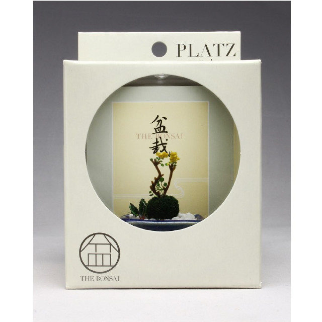 [FIG](再販)THE BONSAI 野草盆栽【紺角鉢】 1/12 完成品 フィギュア(BONN10) プラッツ