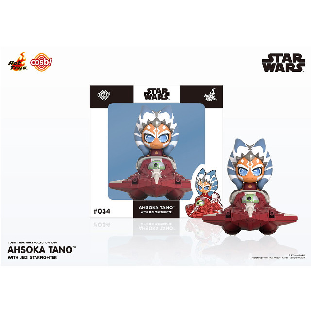 [FIG]Cosbi(コスビ) スター・ウォーズ・コレクション #034 アソーカ・タノ&ジェダイ・スターファイター[アニメ『スター・ウォーズ:クローン・ウォーズ』] STAR WARS 完成品 フィギュア(CBX-SW#034) ホットトイズ