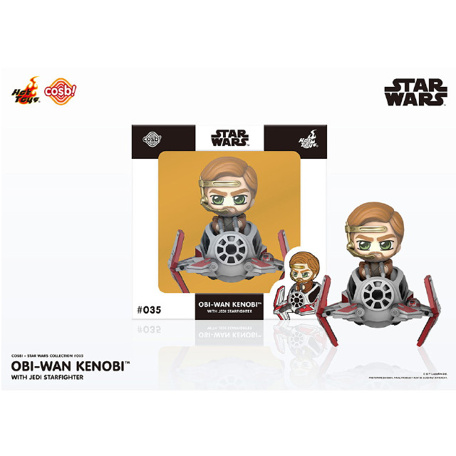 [FIG]Cosbi(コスビ) スター・ウォーズ・コレクション #035 オビ=ワン・ケノービ&ジェダイ・スターファイター[映画『スター・ウォーズ』] STAR WARS 完成品 フィギュア(CBX-SW#035) ホットトイズ