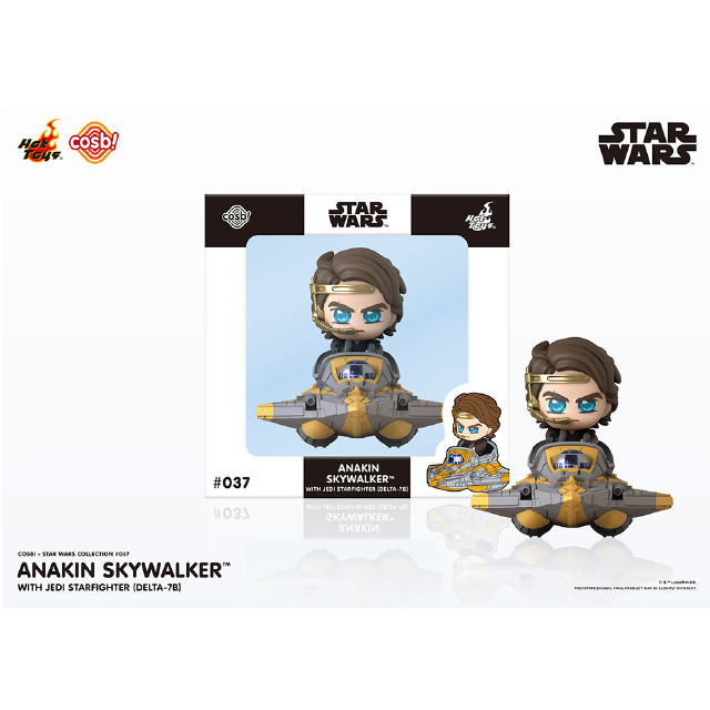 [FIG]Cosbi(コスビ) スター・ウォーズ・コレクション #037 アナキン・スカイウォーカー&ジェダイ・スターファイター(デルタ7B)[アニメ『スター・ウォーズ:クローン・ウォーズ』] STAR WARS 完成品 フィギュア(CBX-SW#037) ホットトイズ