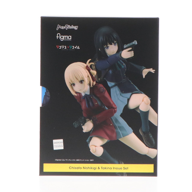 [FIG]GOODSMILE ONLINE SHOP購入特典3種&スリーブ付属 figma(フィグマ) 錦木千束&井ノ上たきなセット(にしきぎちさと&いのうえたきな) リコリス・リコイル 完成品 可動フィギュア マックスファクトリー