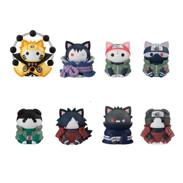 [FIG] (BOX)(再販)MEGA CAT PROJECT ニャルト!LAST BATTLE編 NARUTO-ナルト- 疾風伝 フィギュア(8個) メガハウス