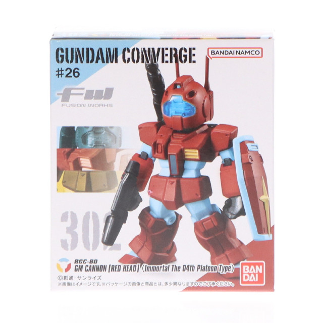 [FIG] (単品)(食玩) ジム・キャノン[レッド・ヘッド](不死身の第4小隊機仕様) FW GUNDAM CONVERGE(ガンダムコンバージ) #26 機動戦士ガンダム0083 STARDUST MEMORY(スターダストメモリー) フィギュア バンダイ