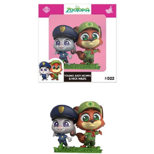 [FIG] コスビ ディズニー・コレクション #022 ジュディ・ホップス&ニック・ワイルド(幼少期) 映画『ズートピア』 完成品 フィギュア(CBX DIS#022) ホットトイズ