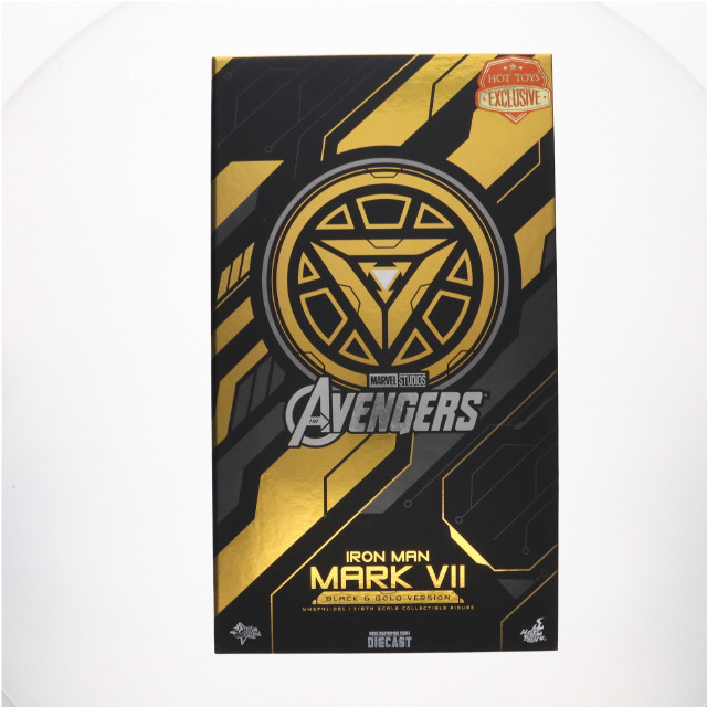 [FIG] トイサピエンス限定 ムービー・マスターピース DIECAST アイアンマン・マーク7(ブラック&ゴールド版) アベンジャーズ 1/6 完成品 可動フィギュア(MM#741D61) ホットトイズ