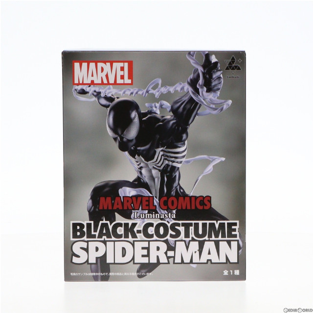 [FIG]ブラックコスチューム スパイダーマン MARVEL COMICS(マーベルコミックス) Luminasta『ブラックコスチューム スパイダーマン』 フィギュア プライズ(1105425) セガ