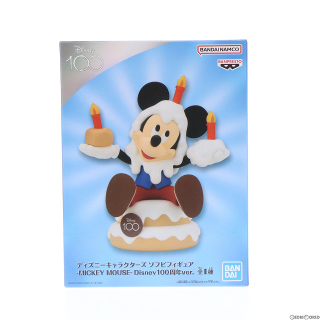 [FIG]ミッキーマウス ディズニーキャラクターズ ソフビフィギュア -MICKEY MOUSE- Disney100周年ver. プライズ(2665818) バンプレスト