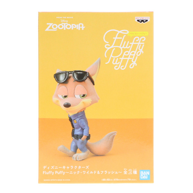 [FIG]ニック・ワイルド ディズニーキャラクターズ Fluffy Puffy〜ニック・ワイルド&フラッシュ〜 フィギュア プライズ バンプレスト