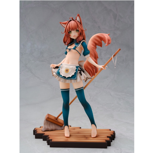 [FIG] さわやか鮫肌オリジナルキャラクター けもみみメイド キキーモラ けもみみメイドといちゃいちゃする本 1/6 完成品 フィギュア ダイキ工業