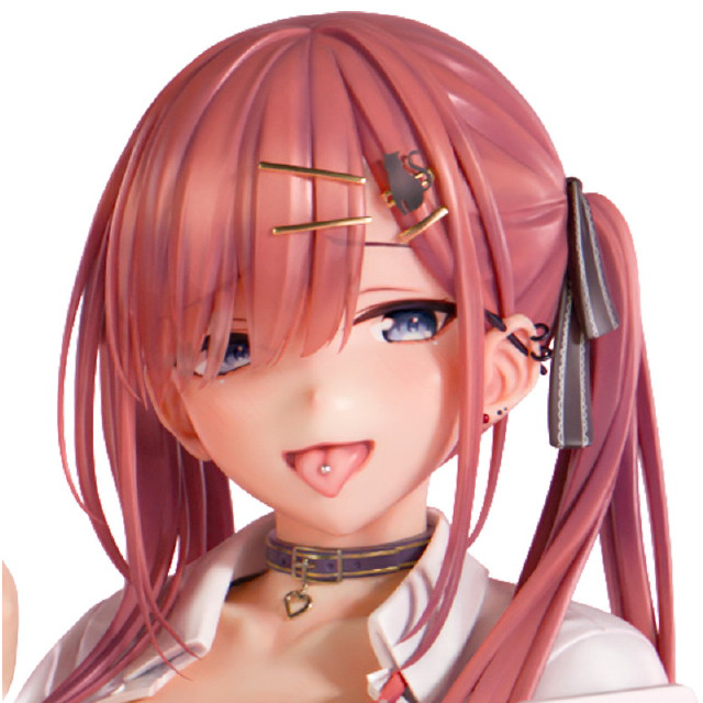 [FIG]なな枕「ピアスを見せてくれる赤髪ギャルちゃん」素顔ver. 1/5 完成品 フィギュア インサイト
