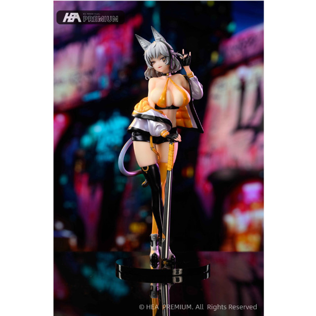 [FIG] タペストリー&カード&コイン付属 猫女 deano(デアノ) 野球女子Ver. 1/4 完成品 フィギュア HEA PREMIUM