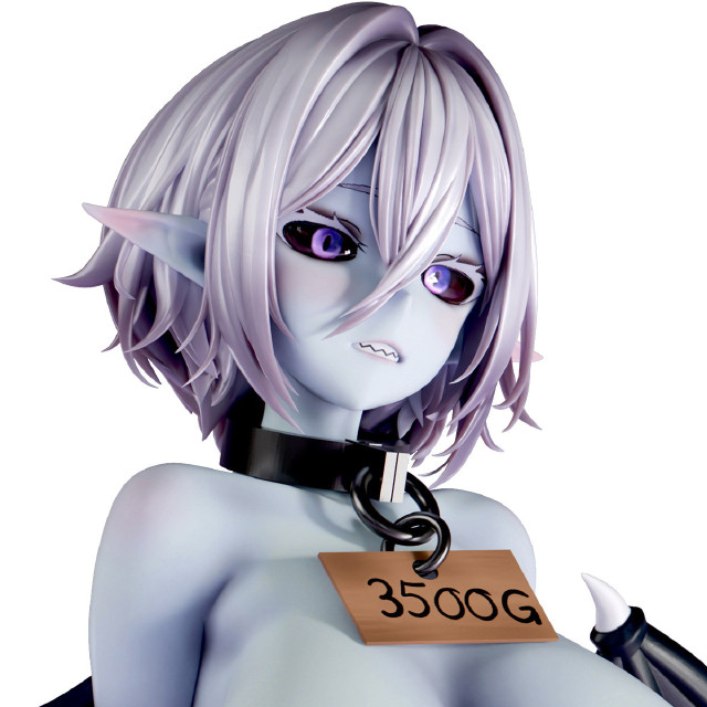 [FIG] 肉感少女 異世界の奴◯市 出品番号01 青肌サキュバス 1/6 完成品 フィギュア インサイト