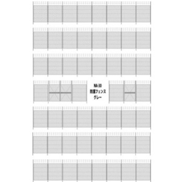 [RWM]1/150 防護フェンス(グレー) [NA-30]Nゲージ 鉄道模型 TGW(津川洋行)