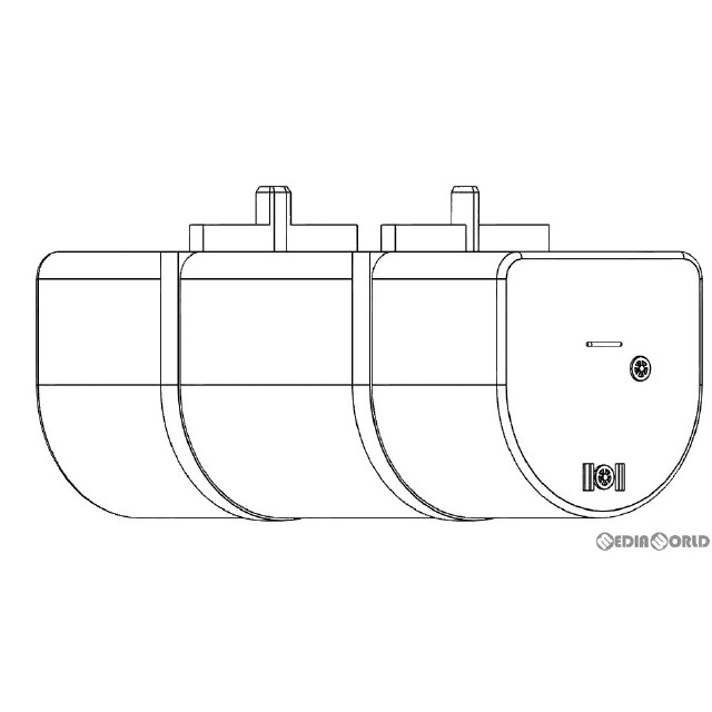 [RWM]TW-DC001 水タンク1(黒)・2個入り HOゲージ 鉄道模型 TRAMWAY(トラムウェイ)