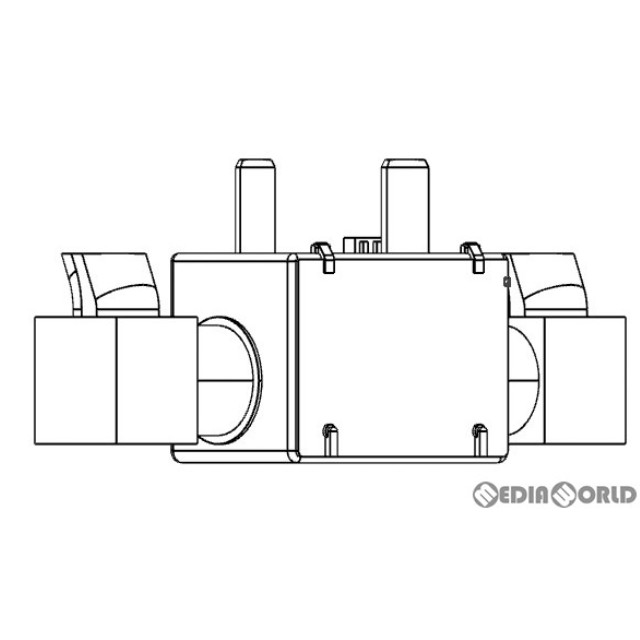 [RWM]TW-DC002 温気暖房機(黒)・2個入り HOゲージ 鉄道模型 TRAMWAY(トラムウェイ)