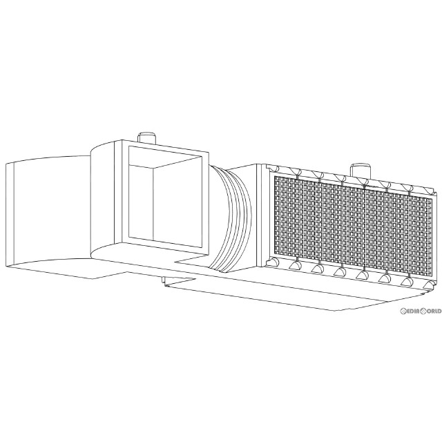 [RWM]TW-DC003 放熱器1(黒) HOゲージ 鉄道模型 TRAMWAY(トラムウェイ)