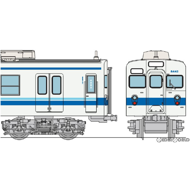 [RWM]324690 鉄道コレクション(鉄コレ) 東武鉄道8000系8142編成 グッドデパートメント広告列車4両セット(動力無し) Nゲージ 鉄道模型 TOMYTEC(トミーテック)