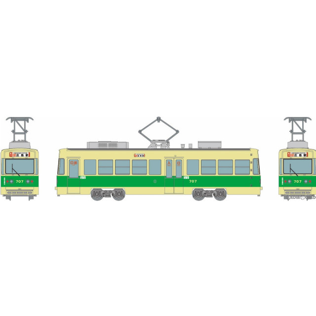 [RWM]321965 鉄道コレクション(鉄コレ) 広島電鉄700形707号(動力無し) Nゲージ 鉄道模型 TOMYTEC(トミーテック)